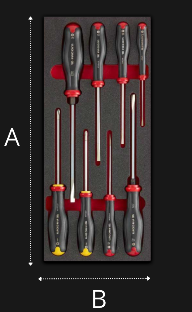 Foaminlays dimensions