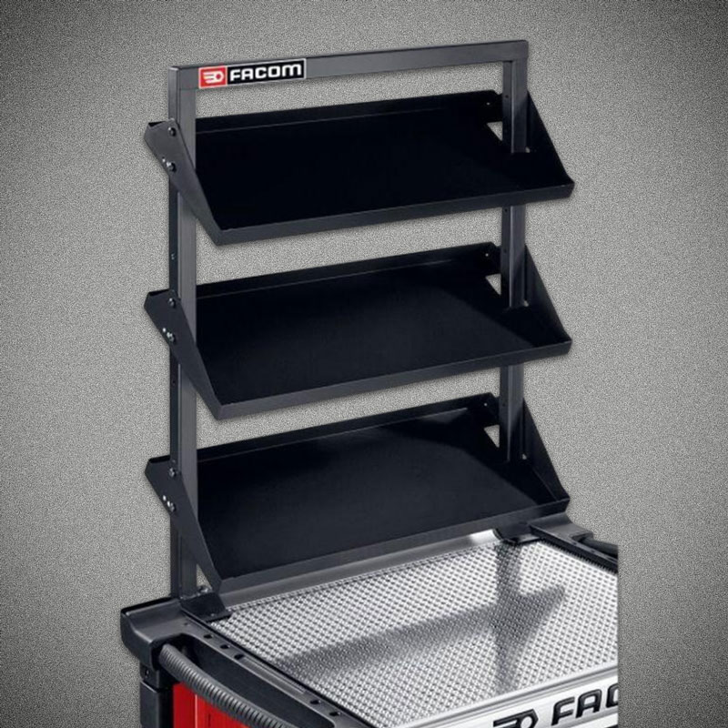 Pochylone półki z facom